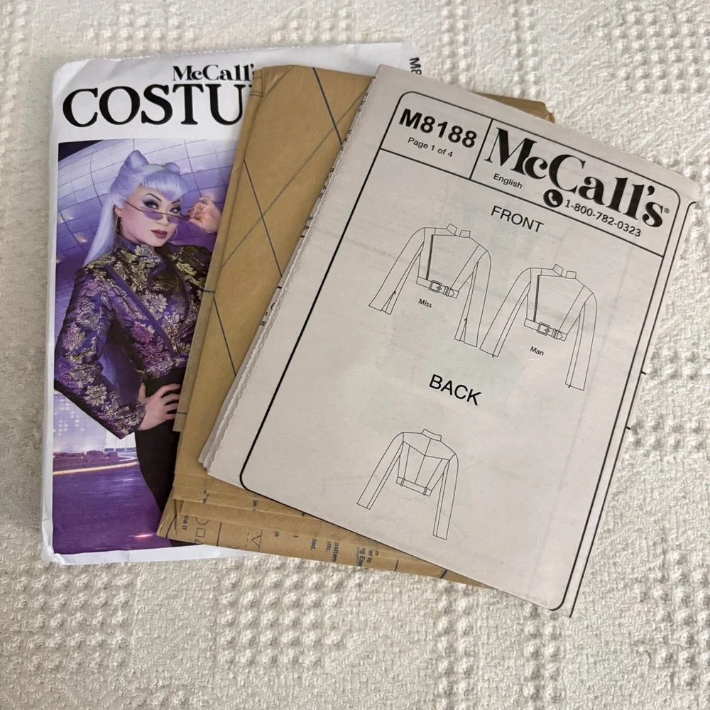 McCalls Cosplay by Yaya Han Costume Pattern for Unisex Moto Jacket